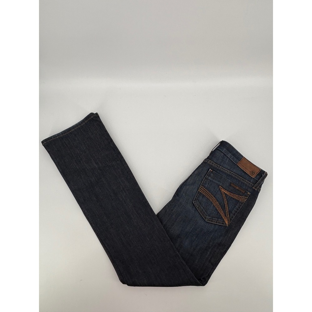 Dylan George Sarah Bootcut Jeans Dark Wash Denim Size 28 Made in USA